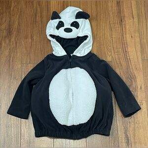 Carter's Black and White Panda Costume for Kids Size 18 months